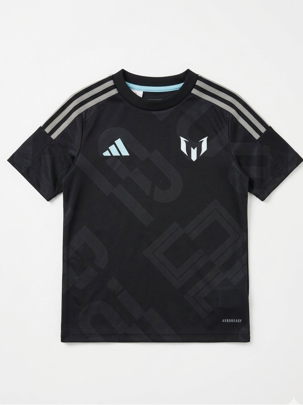 adidas Boys Lionel Messi AEROREADY Training Soccer Jersey - Black - Size 5-6Y